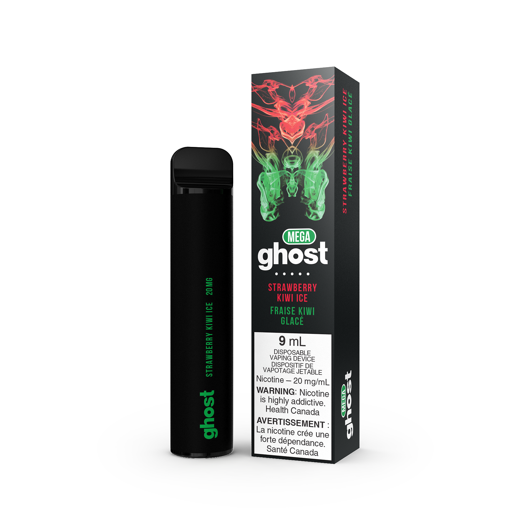 GHOST MEGA DISPOSABLE - STRAWBERRY KIWI ICE