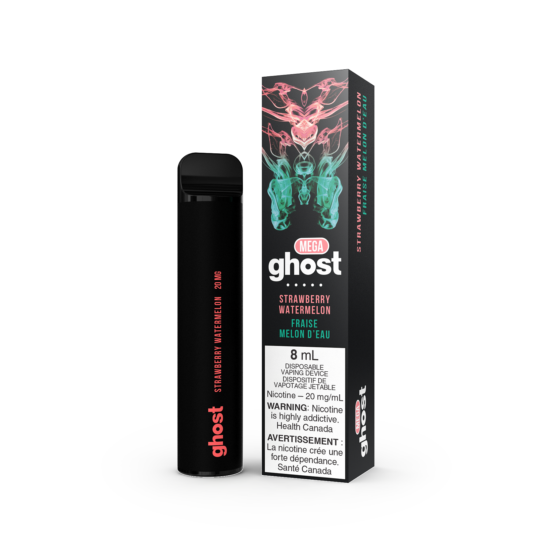 GHOST MEGA DISPOSABLE - STRAWBERRY WATERMELON
