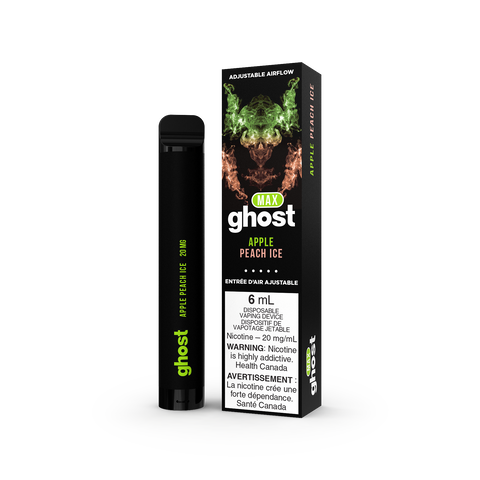 GHOST MAX DISPOSABLE - APPLE PEACH ICE