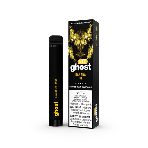 GHOST MAX DISPOSABLE - BANANA ICE