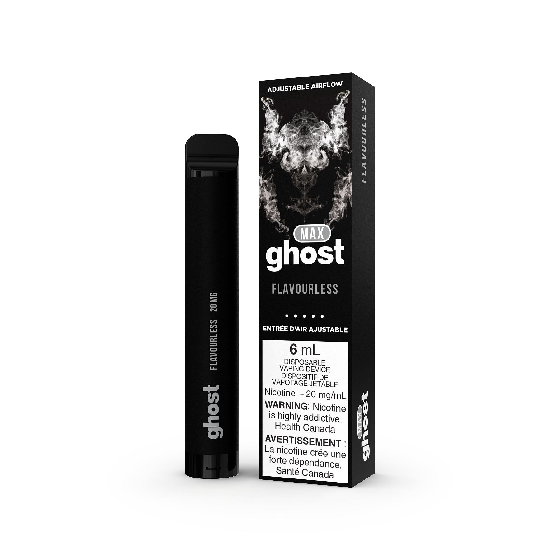GHOST MAX DISPOSABLE - FLAVOURLESS