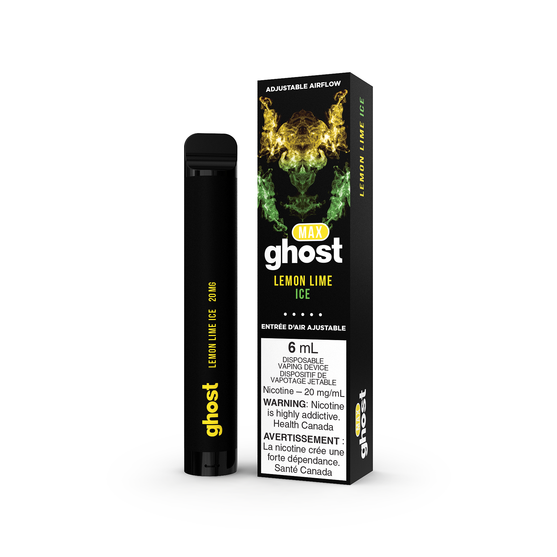 GHOST MAX DISPOSABLE - LEMON LIME ICE