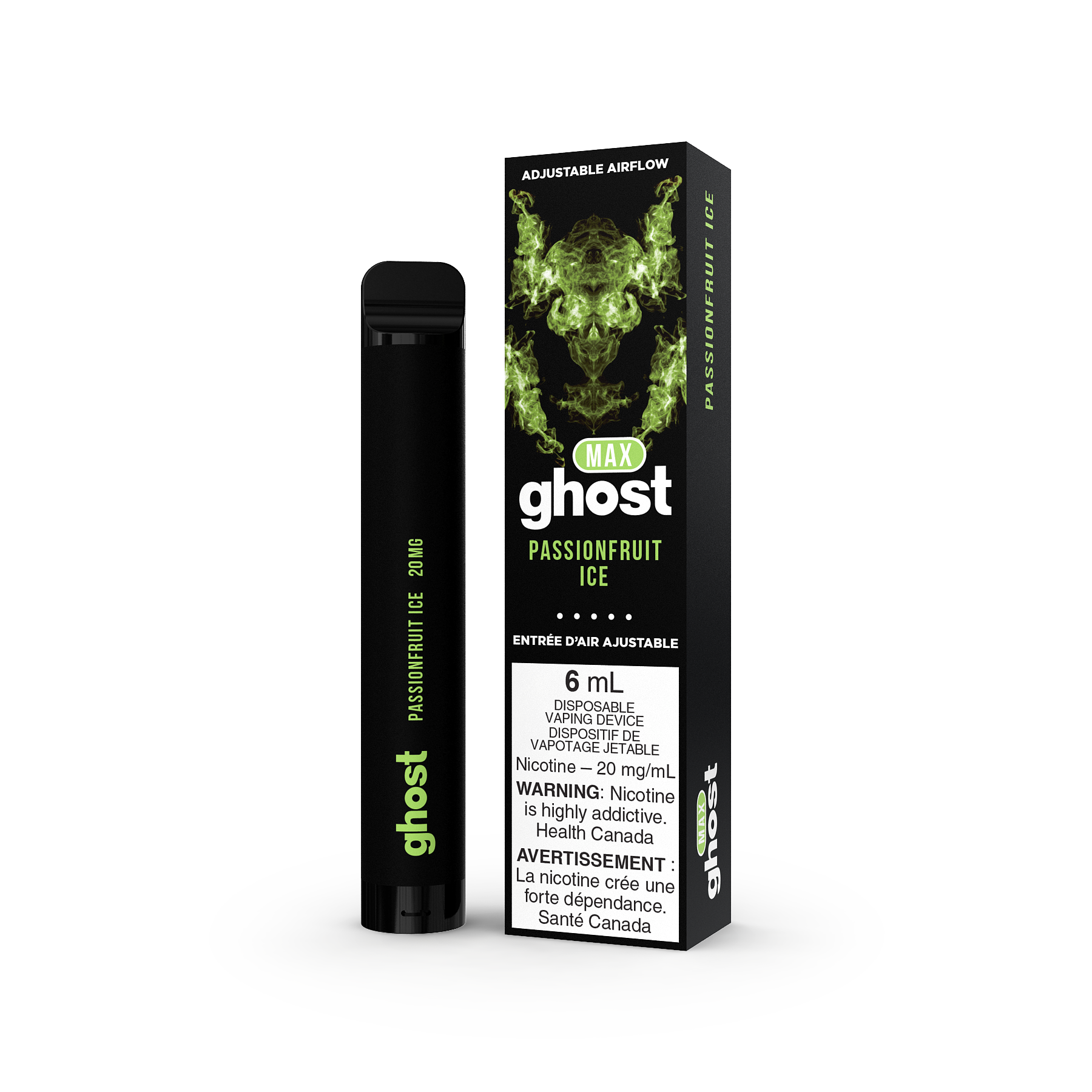 GHOST MAX DISPOSABLE - PASSIONFRUIT ICE