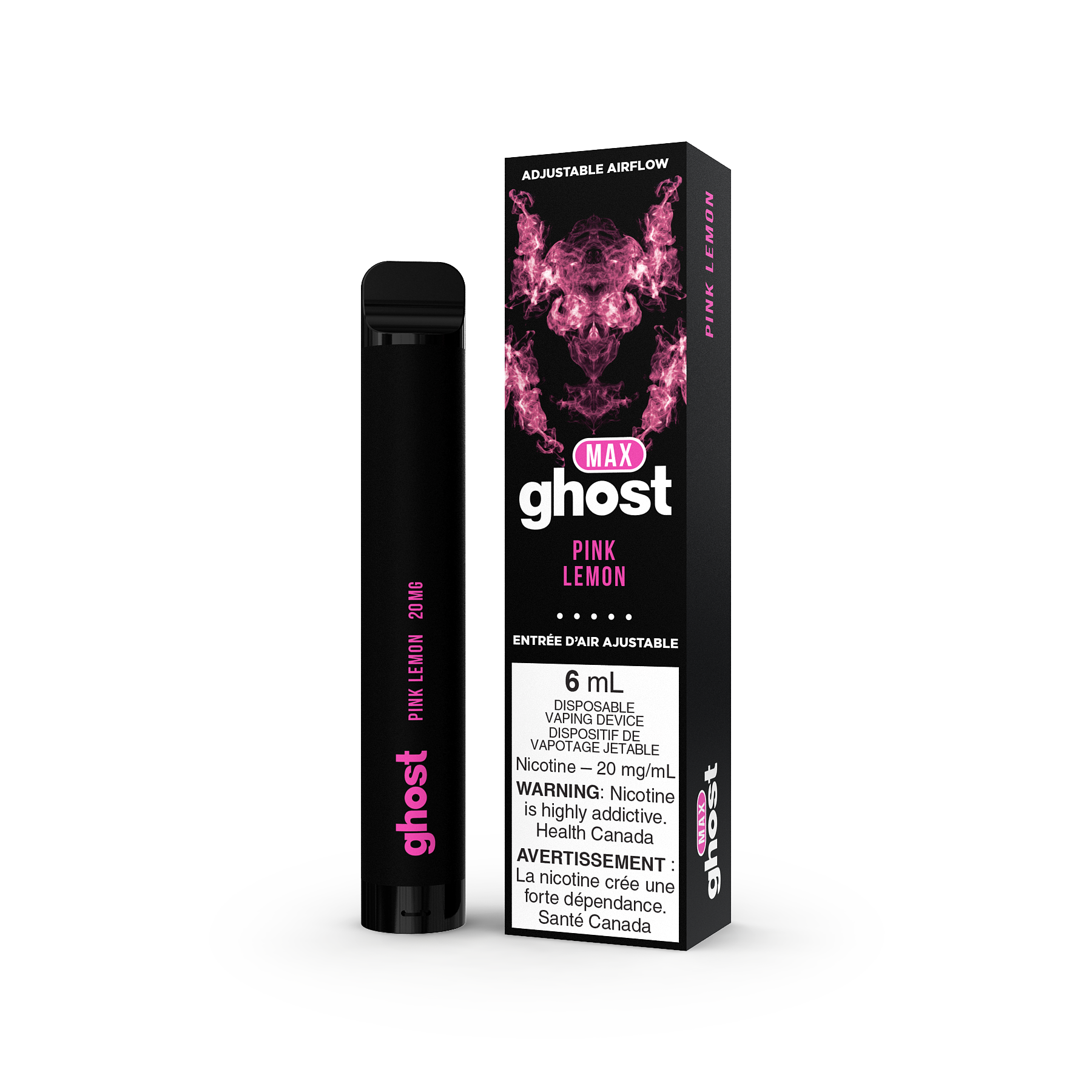 GHOST MAX DISPOSABLE - PINK LEMON