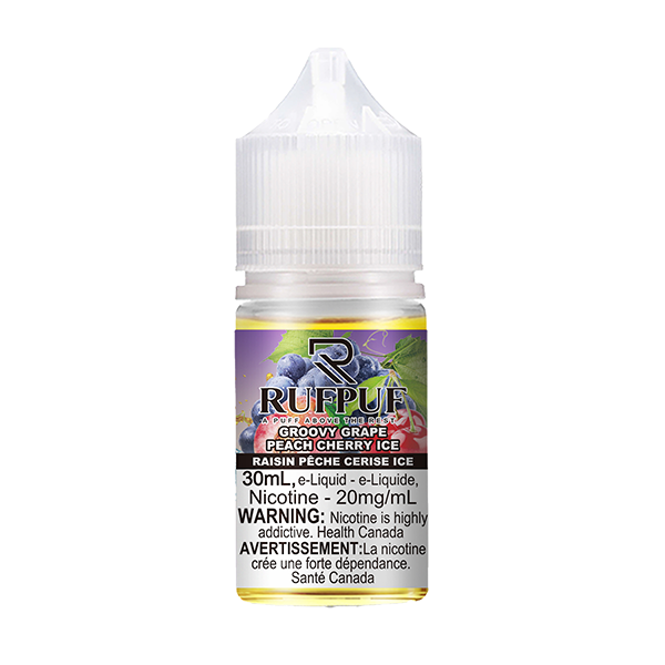 RUFPUF E-Liquids - Groovy Grape Peach Cherry Ice