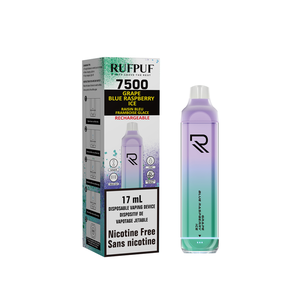 RUFPUF 7500 - GRAPE BLUE RASPBERRY ICE (NIC FREE)