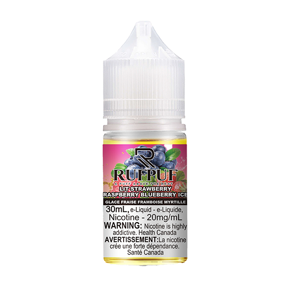 RUFPUF E-Liquids - Lit Strawberry Raspberry Blueberry Ice