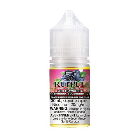 RUFPUF E-Liquids - Lit Strawberry Raspberry Blueberry Ice