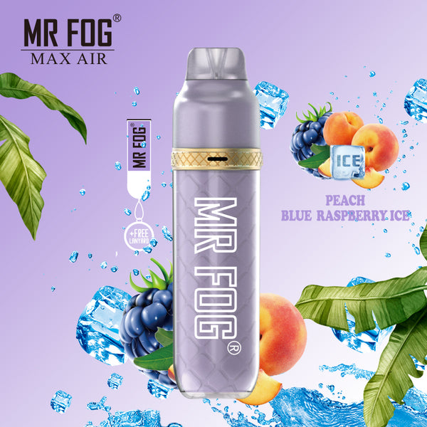 Mr. Fog MAX AIR - Peach Blue Raspberry Ice