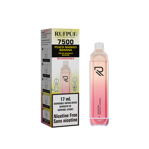 RUFPUF 7500 - PEACH MANGO BANANA (NIC FREE)