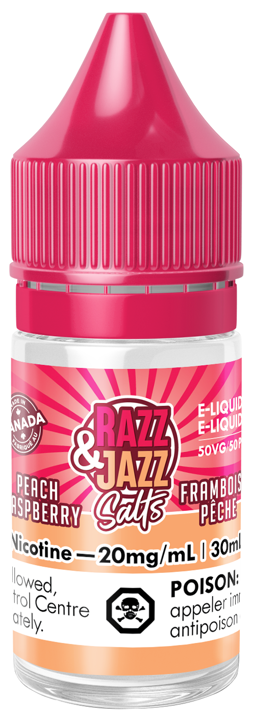 Razz and Jazz Salts: Peach Raspberry