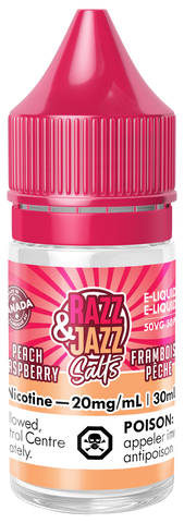 Razz and Jazz Salts: Peach Raspberry