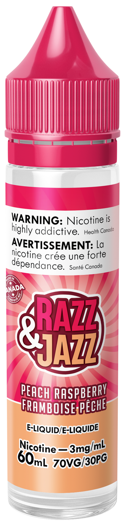 Razz and Jazz: Peach Raspberry