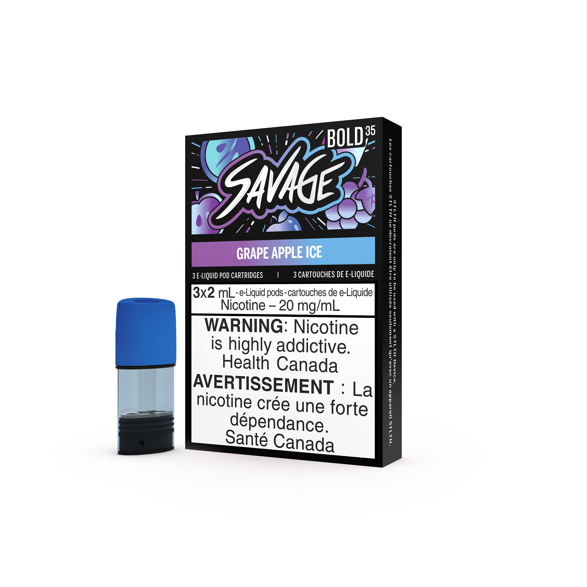 STLTH Pods - Grape Apple Ice by Savage