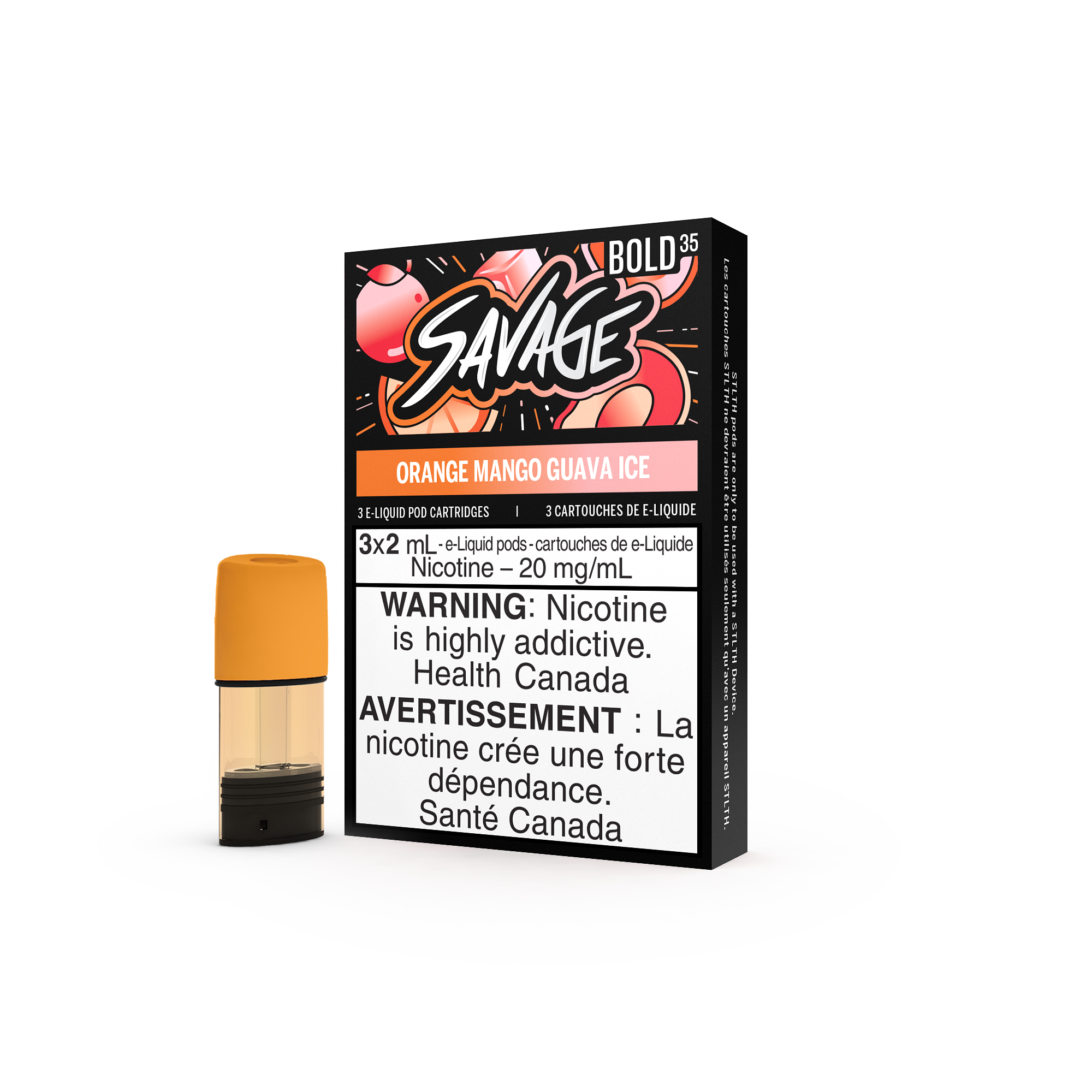 STLTH Pods - Orange Mango Guava Ice by Savage