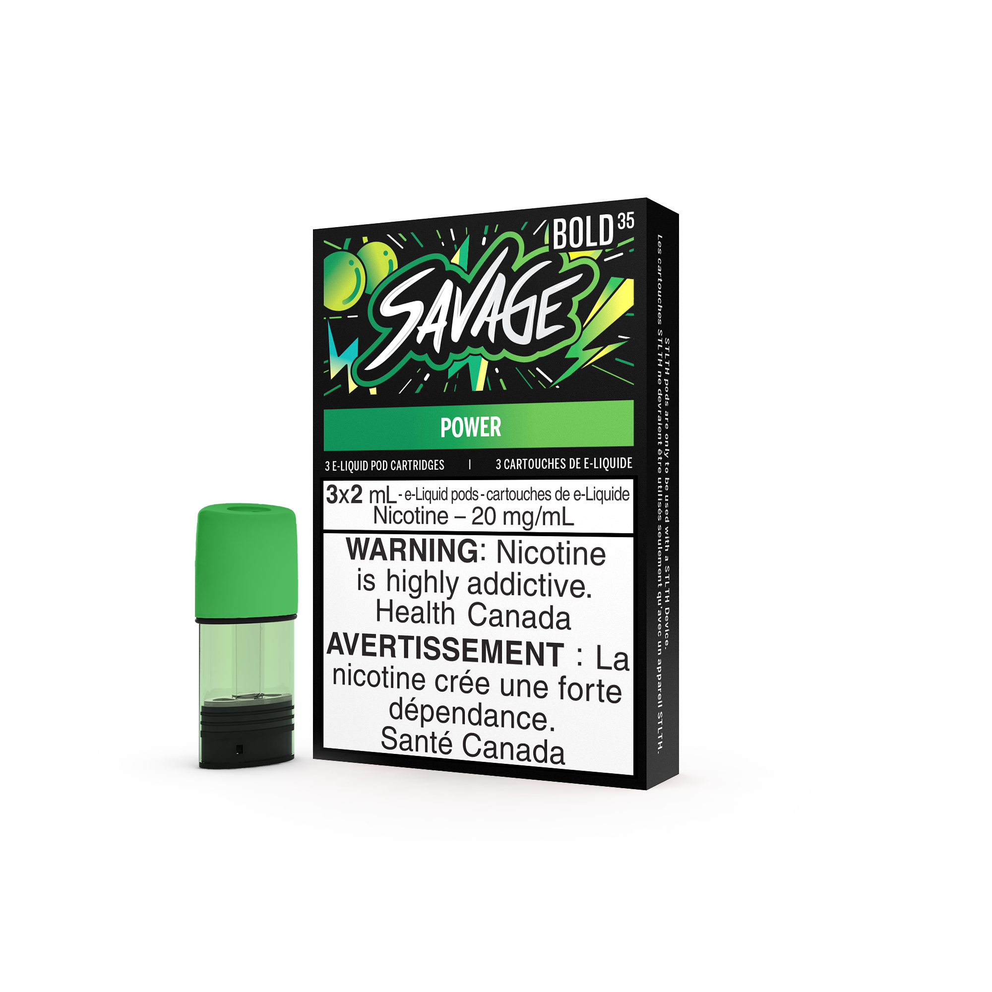 STLTH Pods - Power by Savage