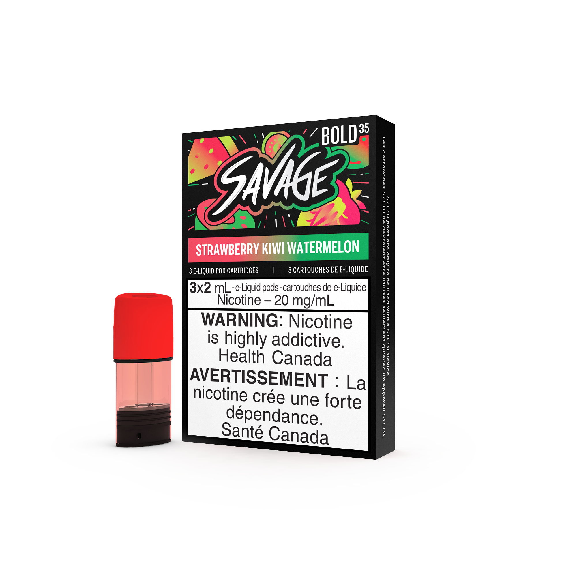 STLTH Pods - Strawberry Kiwi Watermelon by Savage