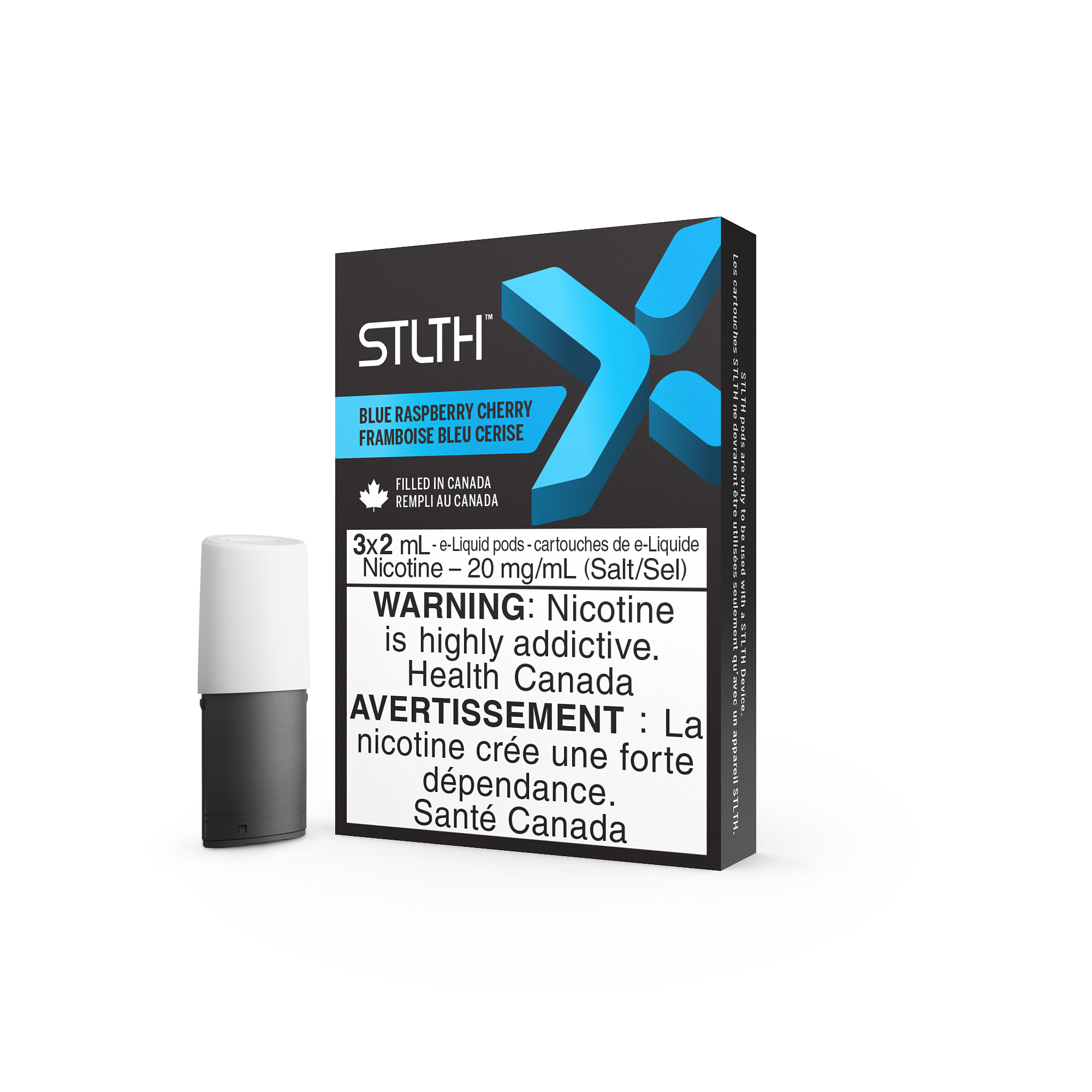 STLTH X POD PACK BLUE RASPBERRY CHERRY