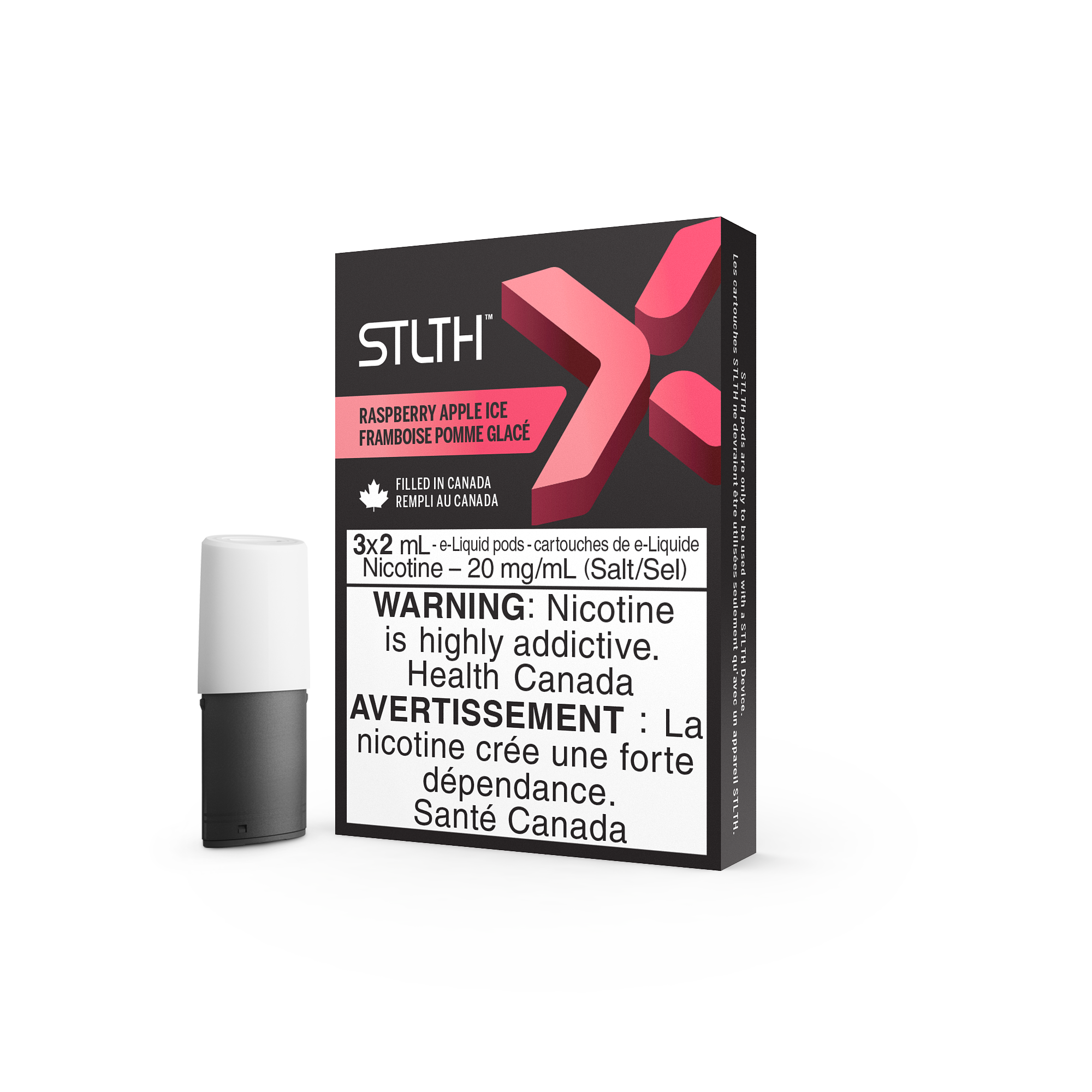 STLTH X POD PACK RASPBERRY APPLE ICE