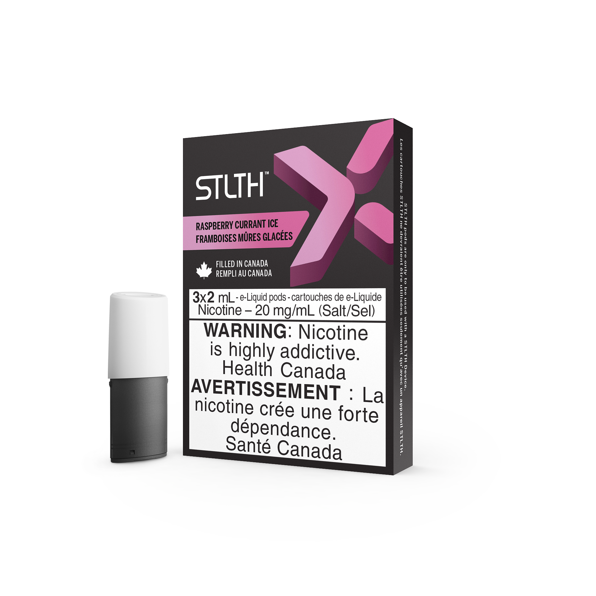 STLTH X POD PACK RASPBERRY CURRANT ICE