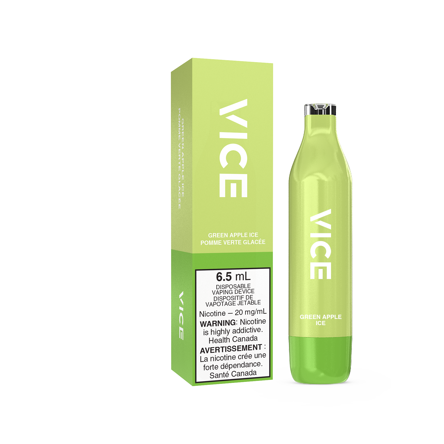 VICE 2500 DISPOSABLE - GREEN APPLE ICE