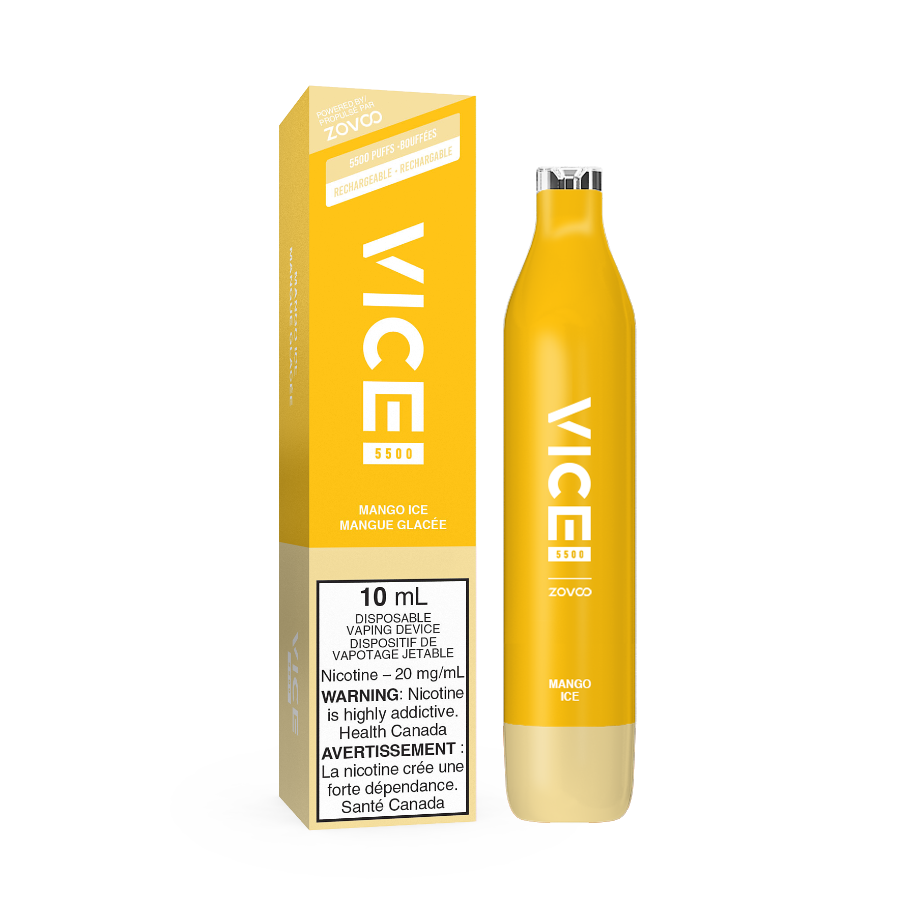 VICE 5500 DISPOSABLE - MANGO ICE