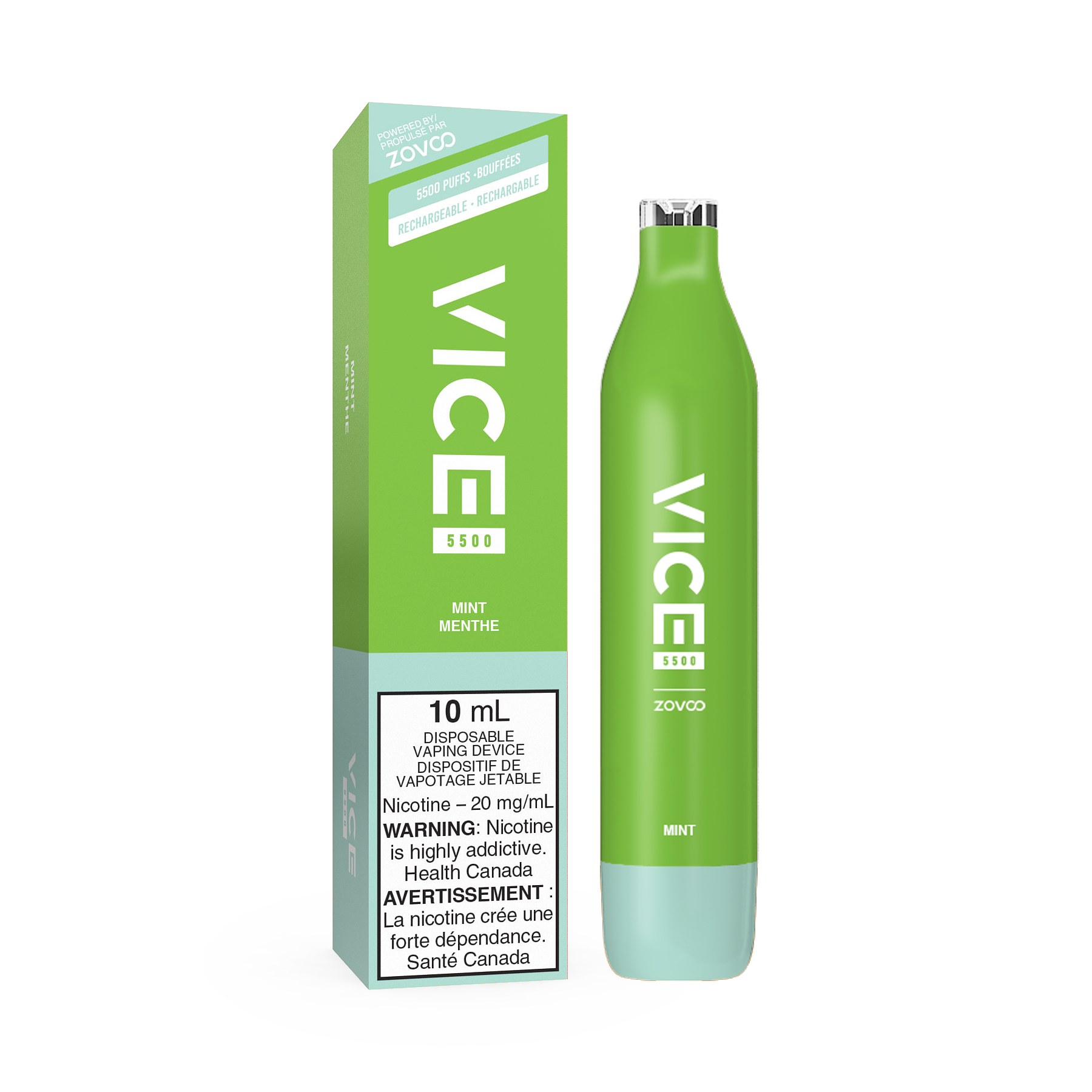 VICE 5500 DISPOSABLE - MINT