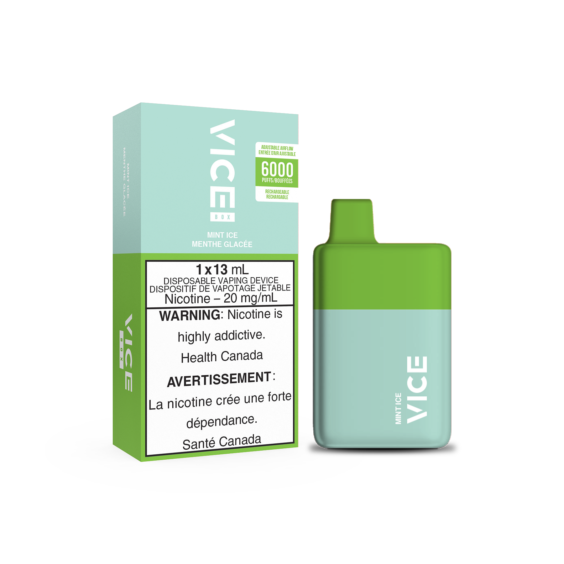 VICE BOX DISPOSABLE - MINT ICE