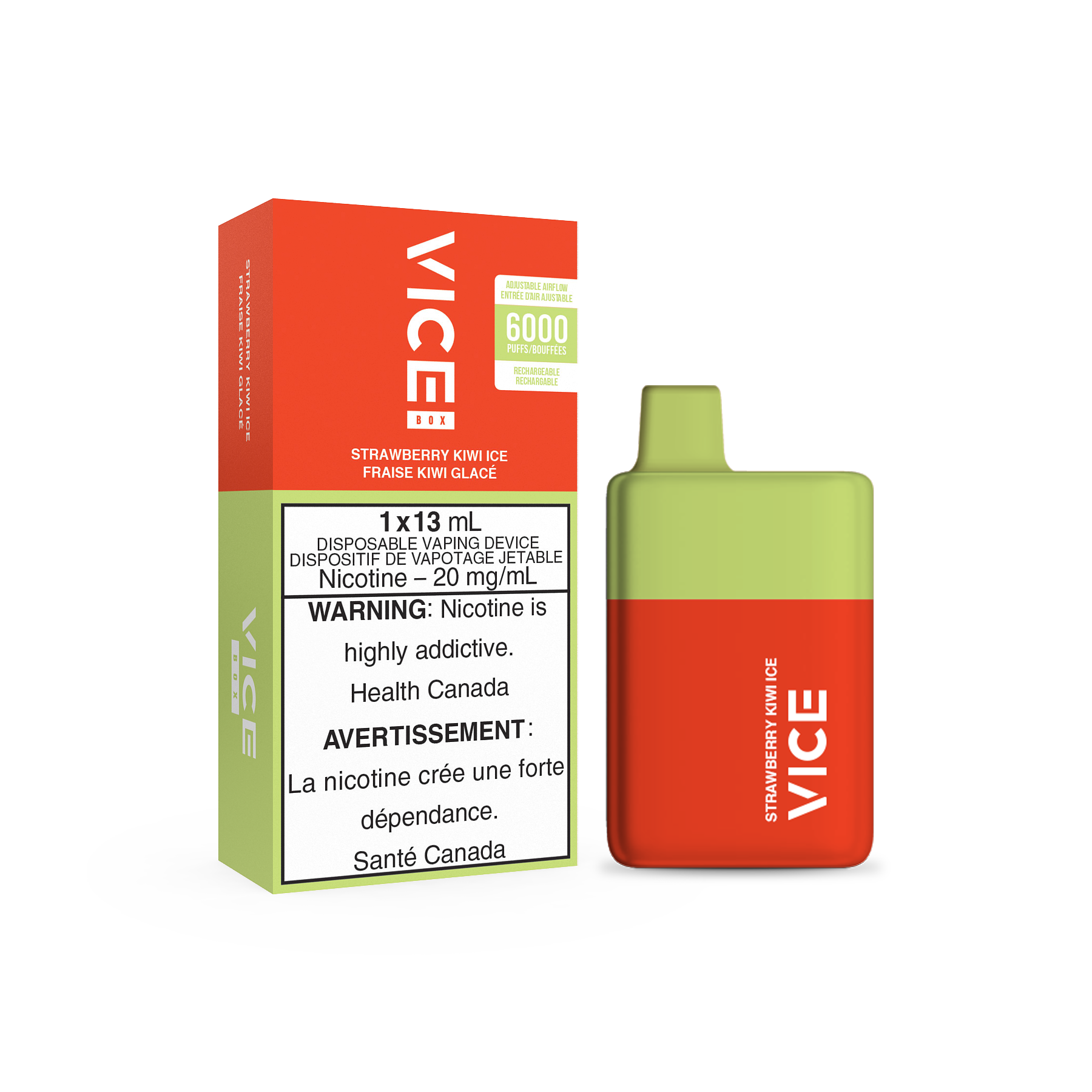 VICE BOX DISPOSABLE - STRAWBERRY KIWI ICE