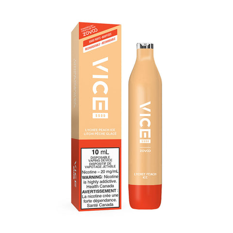 VICE 5500 DISPOSABLE - PEACH ICE